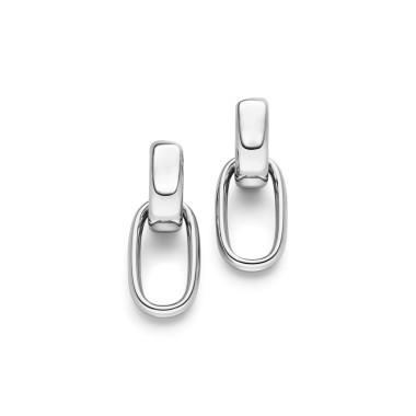 Ohrringe, Weißgold, IsabelleFa Creolen "ChaCha 16" 