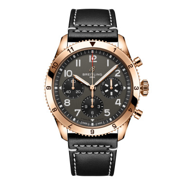 Damen- und Herrenuhr, Automatik, Breitling Classic AVI Chronograph 42 P-51 Mustang