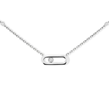         Weißgold, Halsschmuck, Messika Move Uno Gold Kette