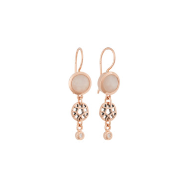         Roségold, Ohrringe, Bron Toujours Ajour Ohrschmuck