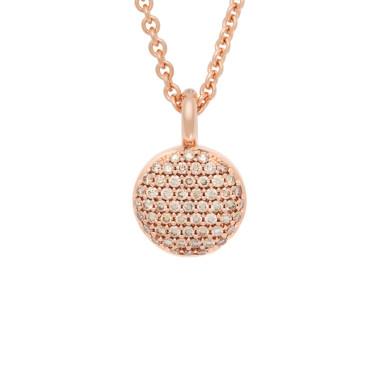 Halsschmuck, Roségold, Bron Stardust Anhänger