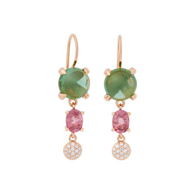 Ohrringe, Roségold, Bron Catch Ohrschmuck