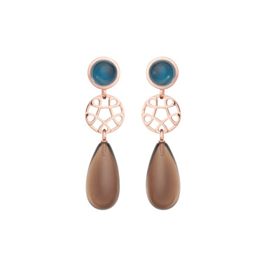         Roségold, Ohrringe, Bron Toujours Ajour Ohrschmuck