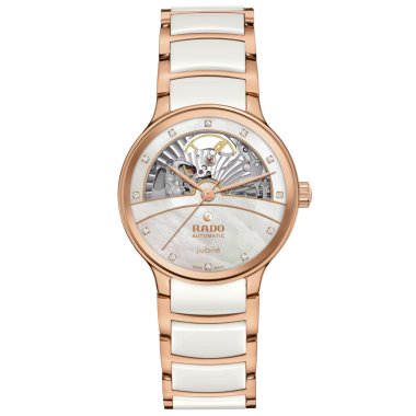 Damenuhr, Automatik, Rado Centrix Automatic Diamonds Open Heart