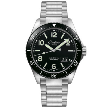Herrenuhr, Automatik, Glashütte Original SeaQ Panoramadatum