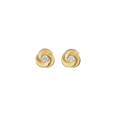 Ohrringe, Gelbgold, Annamaria Cammilli Desert Rose Ohrstecker