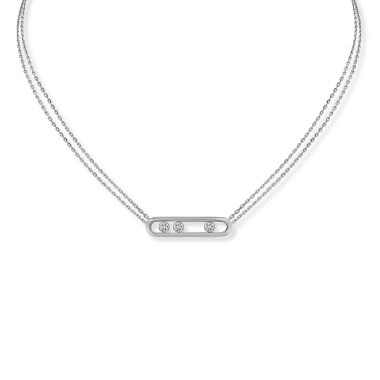         Weißgold, Halsschmuck, Messika Move Classique Halskette