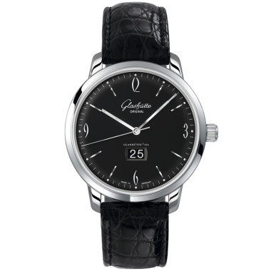 Damen- und Herrenuhr, Automatik, Glashütte Original Sixties Panoramadatum