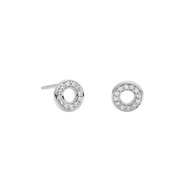         Weißgold, Ohrringe, Bron Joy Ohrschmuck