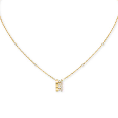         Gelbgold, Halsschmuck, Messika Move Romane Halskette