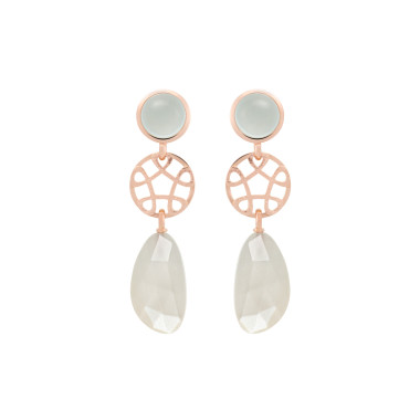         Roségold, Ohrringe, Bron Toujours Ajour Ohrschmuck