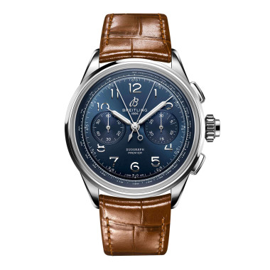 Damen- und Herrenuhr, Automatik, Breitling Premier B15 Duograph 42