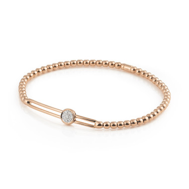 Armschmuck, Roségold, Al Coro Stretchy Armband