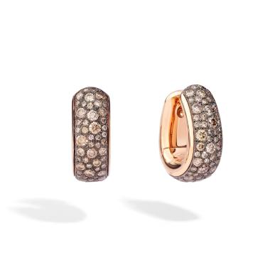 Ohrringe, Roségold, Pomellato Iconica Creolen
