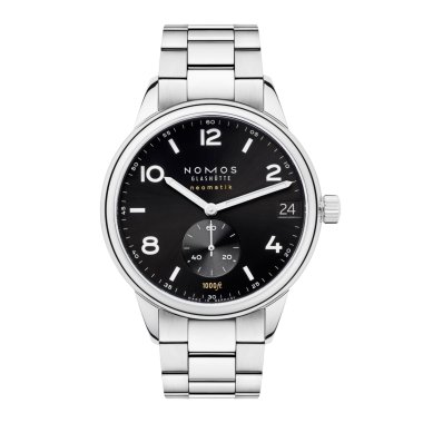 Unisex, Automatik, NOMOS Glashütte Club Sport neomatik 42 Datum schwarz