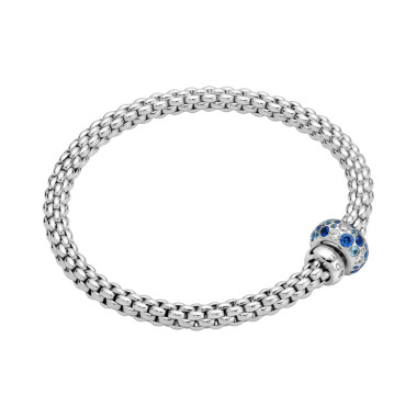         Weißgold, Armschmuck, FOPE Solo Flex'it Armband