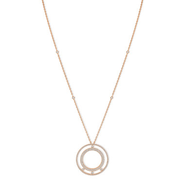         Roségold, Halsschmuck, Messika Lange Move Romane Halskette