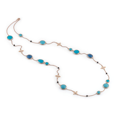 Halsschmuck, Roségold, Al Coro Candy Collier