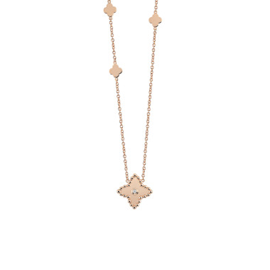 Halsschmuck, Roségold, Al Coro Palladio Collier