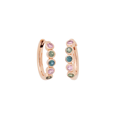 Ohrringe, Roségold, Bron Confetti Ohrschmuck