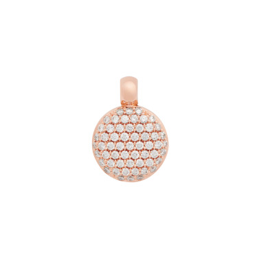 Halsschmuck, Roségold, Bron Stardust Anhänger