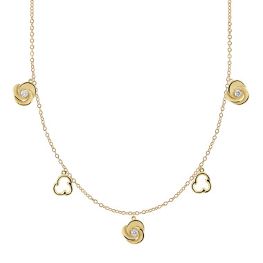 Halsschmuck, Gelbgold, Annamaria Cammilli Desert Rose Collier