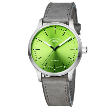 Automatik, Mühle Glashütte Panova Limettengrün