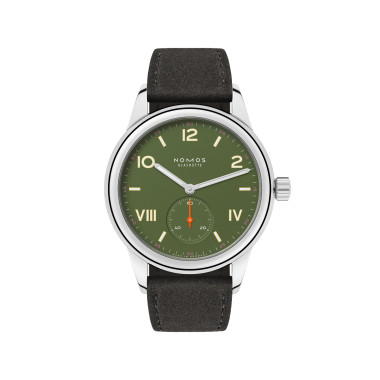         Handaufzug, NOMOS Glashütte Club Campus All Olive