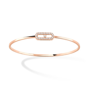 Armschmuck, Roségold, Messika Move Uno Flex Armreif