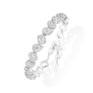 Armschmuck, Weißgold, Messika My Twin Armband