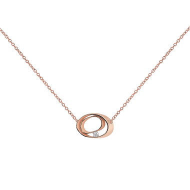Halsschmuck, Roségold, Cammilli Dune Collier