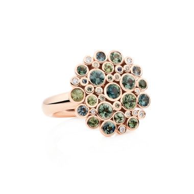         Roségold, Ringe, Bron Confetti Ring