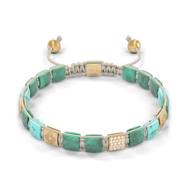 Armschmuck, Gelbgold, Shamballa Jewels Lock Armband