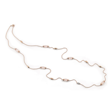 Halsschmuck, Roségold, Al Coro La Piazza Collier