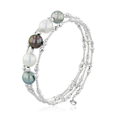 Armschmuck, Weißgold, Hesse Perl-Armband