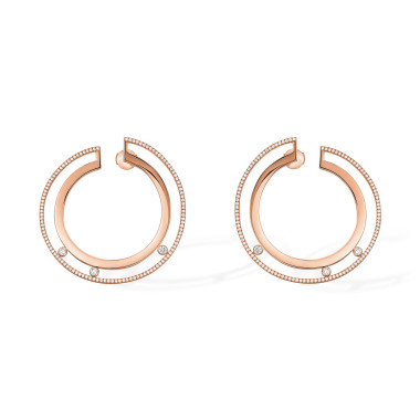 Ohrringe, Roségold, Messika Move Romane PM Ohrringe
