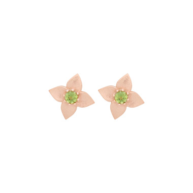 Ohrringe, Roségold, Bron Poppy Ohrschmuck