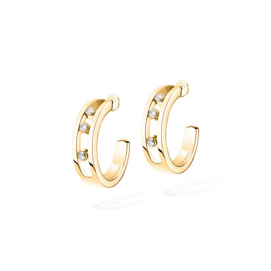         Gelbgold, Ohrringe, Messika Move Classique Hoop Ohrringe