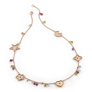 Halsschmuck, Roségold, Al Coro Palladio Collier