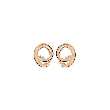 Ohrringe, Roségold, Annamaria Cammilli Firenze Icon Ohrringe