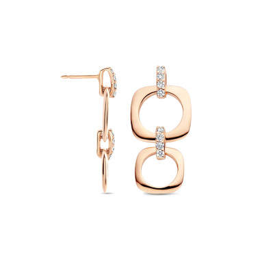 Ohrringe, Roségold, Bigli Elements Ohrringe