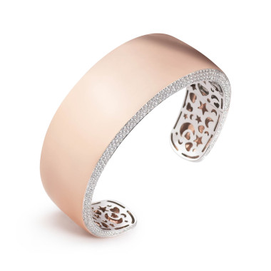 Armschmuck, Rotgold, Al Coro Mezzaluna Armreif