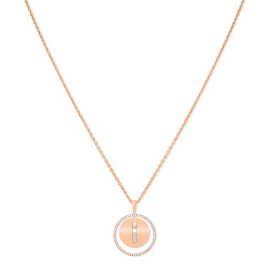 Halsschmuck, Roségold, Messika Lucky Move MM Collier