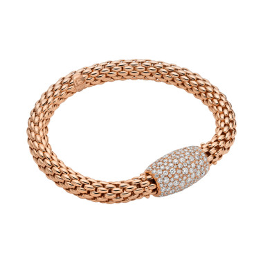         Roségold, Armschmuck, FOPE Love Nest Flex'it Armband