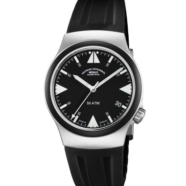 Herrenuhr, Automatik, Mühle Glashütte S.A.R. Mission-Timer Titan