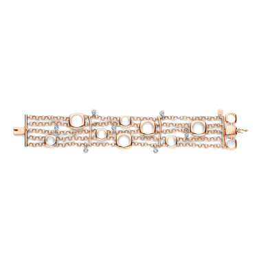 Armschmuck, Roségold, Bigli Elements Armband