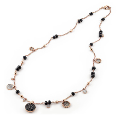 Halsschmuck, Roségold, Al Coro Palladio Collier
