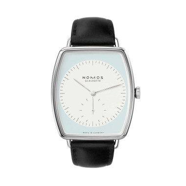 Handaufzug, Damen- und Herrenuhr, NOMOS Glashütte Lux Weißgold