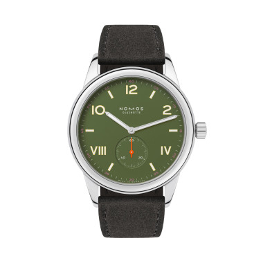         Handaufzug, NOMOS Glashütte Club Campus 38 All Olive