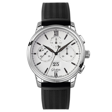 Damen- und Herrenuhr, Automatik, Glashütte Original Senator Chronograph 
Panoramadatum